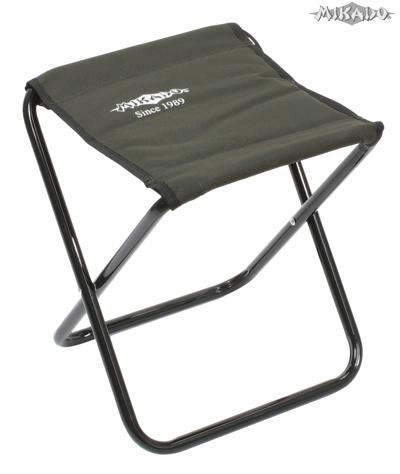 MIKADO Skladacia stolička zelená do 80kg (31x30x36cm)