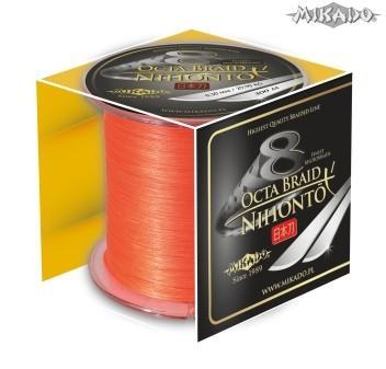 MIKADO Šnúra NIHONTO OCTA BRAID - 0.35mm/300m (fluo oranžová) 