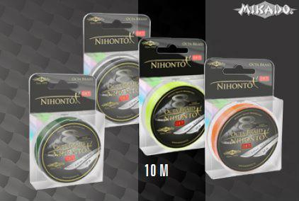 MIKADO Šnúra NIHONTO OCTA BRAID - 0.20mm/10m (žltá)