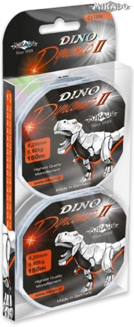 MIKADO Vlasec DINO DYNAMIC II 2x150m - 0.34mm (2 cievky)
