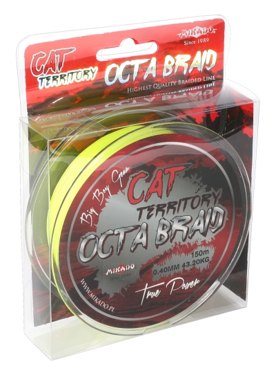 MIKADO Sumcová šnúra Cat Territory Octa Braid - 0.60mm/150m/61.80kg
