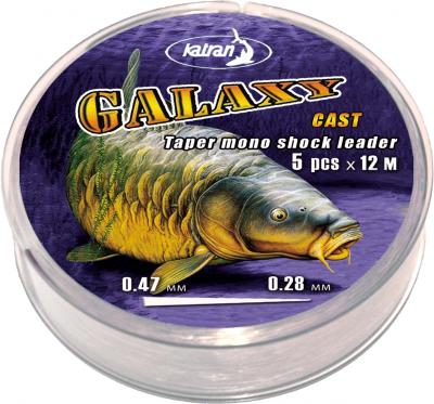 KATRAN Šokový vlasec Galaxy - 0.30-0.47mm (5x12m)
