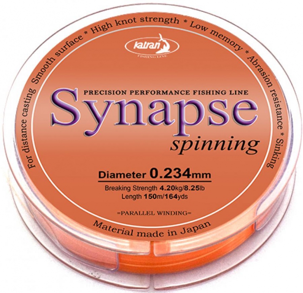 KATRAN Vlasec Synapse Spinning - 0.286mm/4.20kg/150m (oranžový)