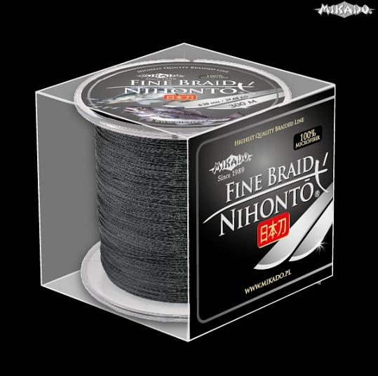 MIKADO Šnúra NIHONTO FINE BRAID - 0.18mm/300m (čierna)