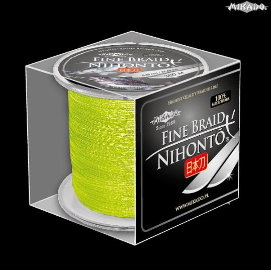 MIKADO Šnúra NIHONTO FINE BRAID - 0.18mm/300m (žltá)