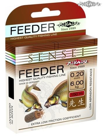 MIKADO Vlasec SENSEI FEEDER - 0.20mm čierny 150m