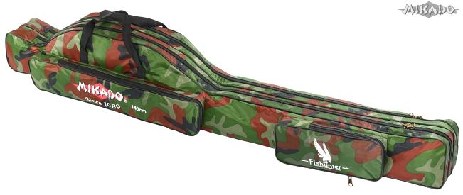 MIKADO Púzdro na prúty 2 komorové - 140cm (camo)