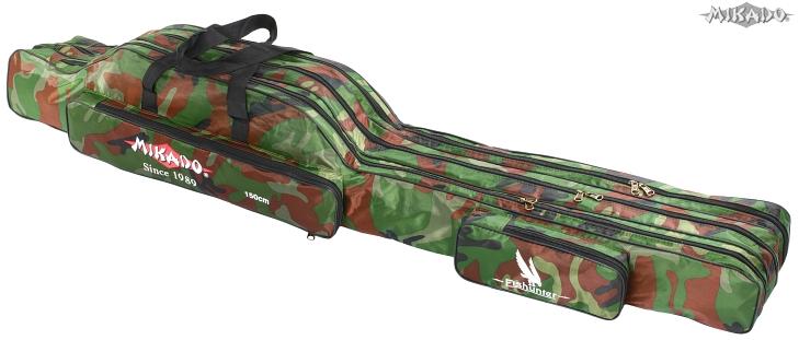 MIKADO Púzdro na prúty 3 komorové - 150cm (camo) 