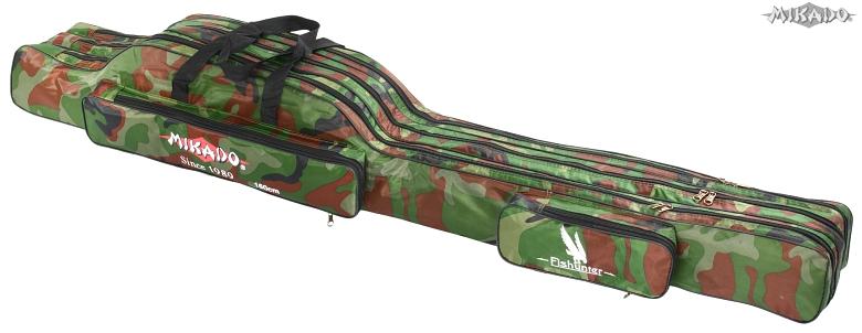 MIKADO Púzdro na prúty 3 komorové - 160cm (camo) 